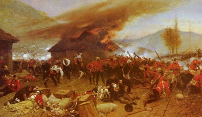 Neuville Alphonse Marie De The Defence Of Rorkes Drift. ,   