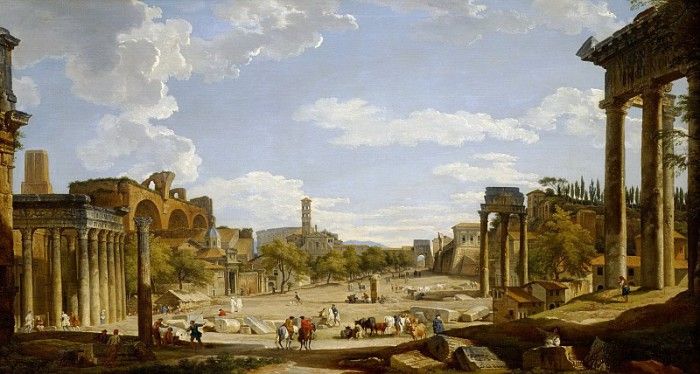 View of the Roman Forum, 1735. ,  