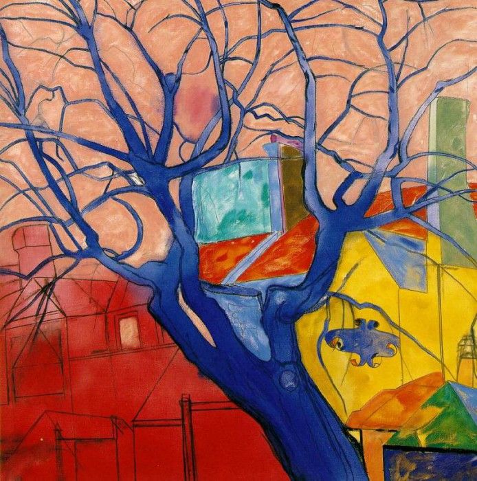 kitaj.oak-tree. Kitaj,  B