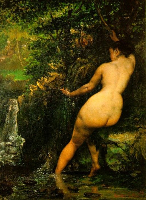 Courbet The source, 1868, 128x97cm, Musee dOrsay, Paris. , 