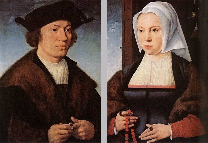 CLEVE Joos van Portrait Of A Man And Woman. ,  