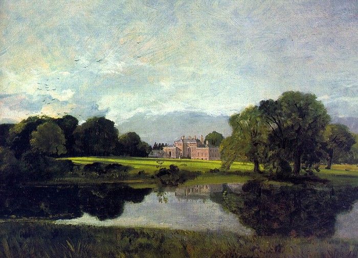 CONSTABLE - MALVERN HALL, 1809, OIL ON CANVAS.  