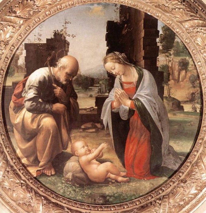 Bartolomeo Fra The Adoration of the Christ Child. , 