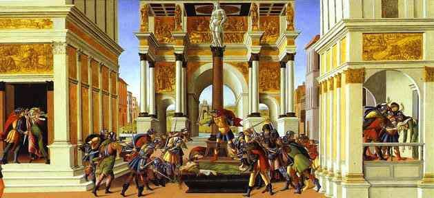 Alessandro Botticelli - The Story of Lucretia. , Alessandro