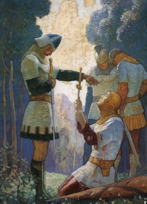 n c wyeth the death of orlando. ,  