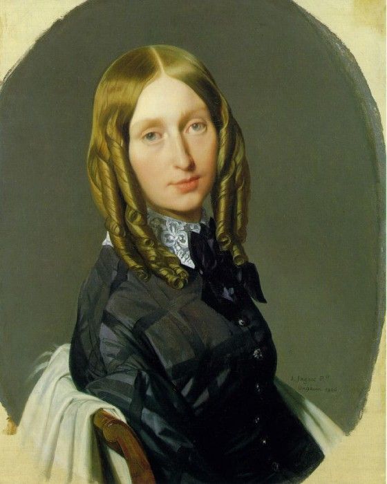 Ingres Hortense Reiset, Madame Reiset, 1846, Fogg art museum. ,   