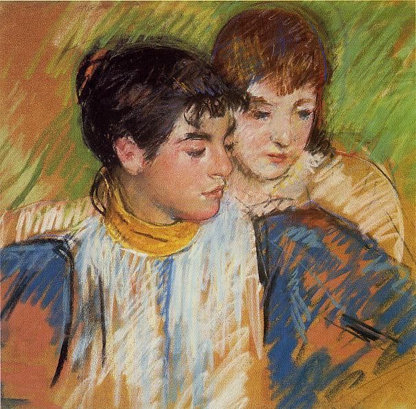 Cassatt Mary The Two Sisters.  