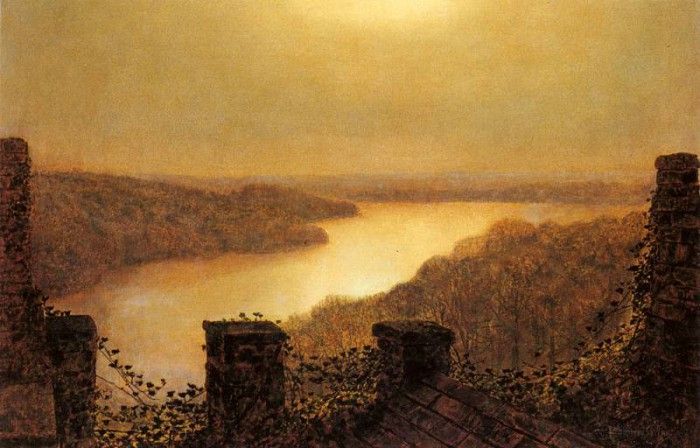 Grimshaw John Atkinson Roundhaylake From Castle.   