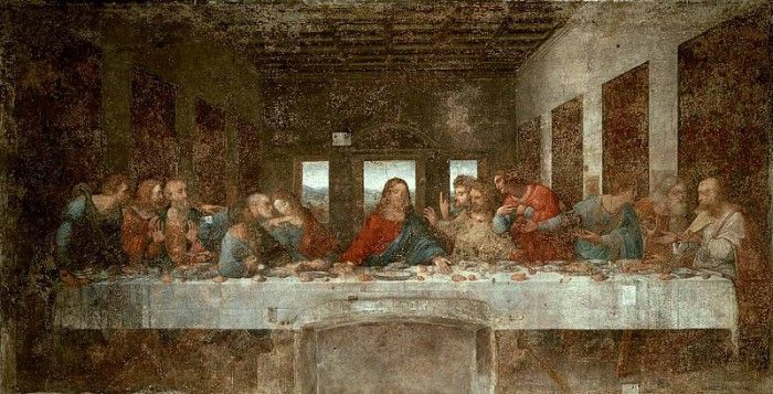 Ultima Cena 1495-97 - Refettorio di Santa Maria delle Grazie Milano. ,  