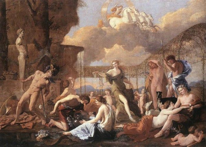 Poussin The Empire of Flora. , 