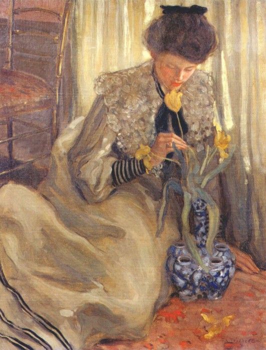 frieseke the yellow tulip c1902. Frieseke,  