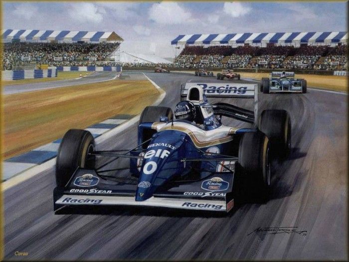 CorsaScan 041 Damon Hill wins At Silverstone 1994. , 