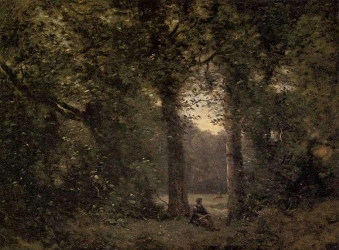 Corot Souvenir of Ville d-Avray. , --