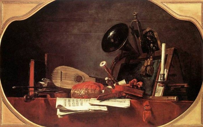 Chardin Attributes of Music. , - 