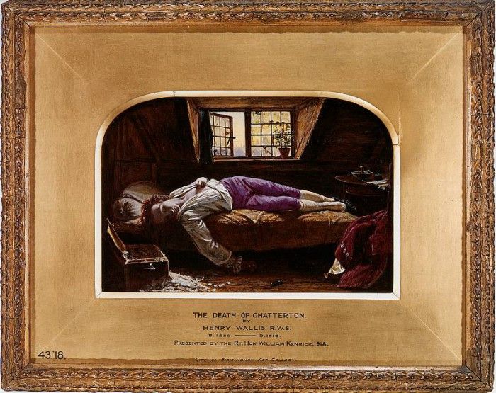 Wallis Henry The Death of Chatterton2. , 