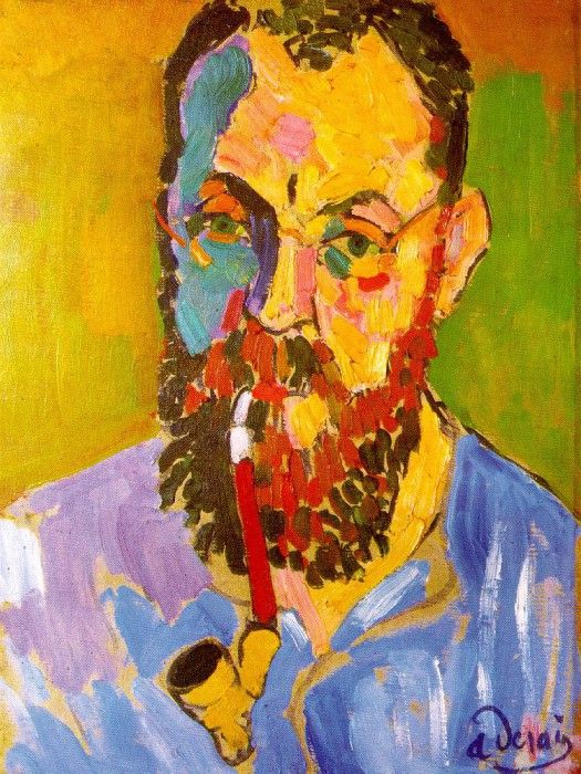 Derain Portrait of Matisse 1905. �����, ����� ����