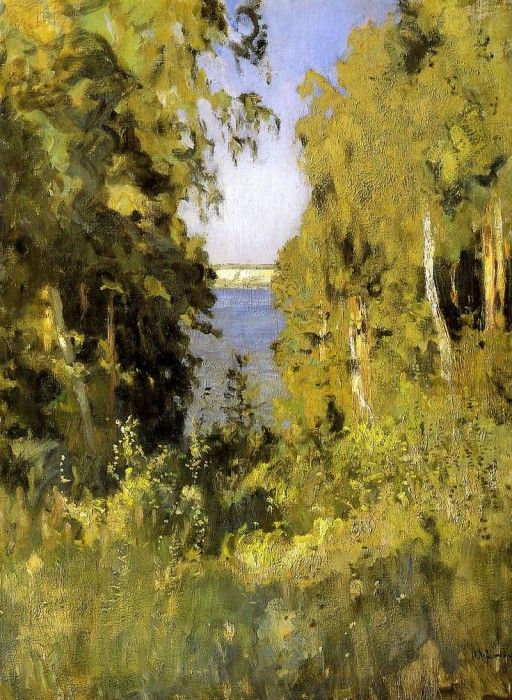 Levitan isaak Ravine Sun. , 