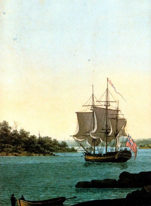 MPA George Evans Port Jackson from Dawes Point, 1809 sqs. , 