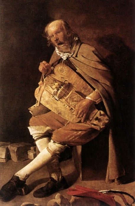 The Hurdy gurdy Player WGA.    