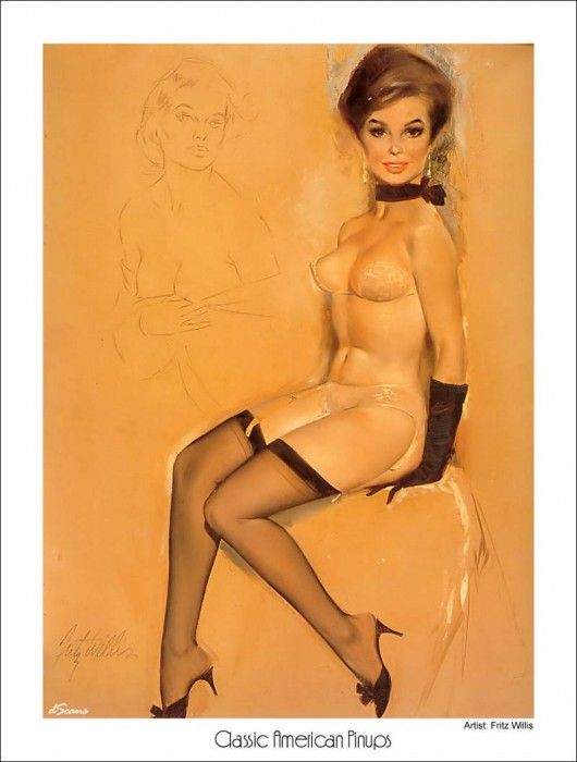 ds american pinups47 fritz willis. , 