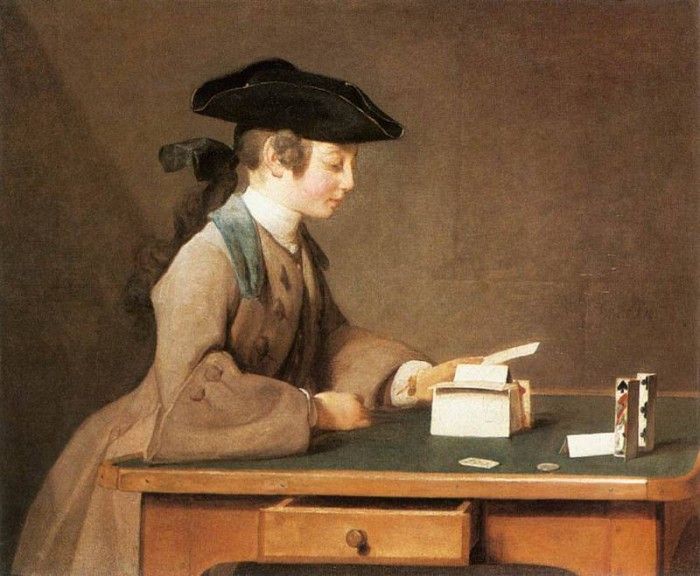 Chardin The House of Cards. , - 