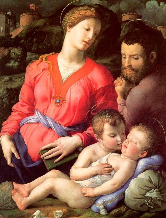 Panciatichi holy family. , 