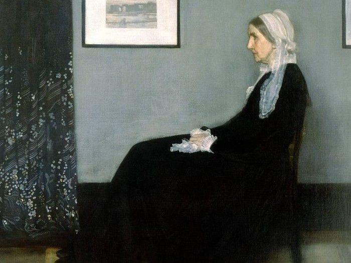 Whistlers Mother, James Abbott McNeill Whistler - 1600x1200. ,   