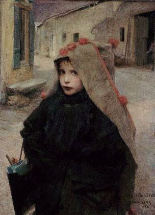 bastien lepage jules going to school. -Lapage, 