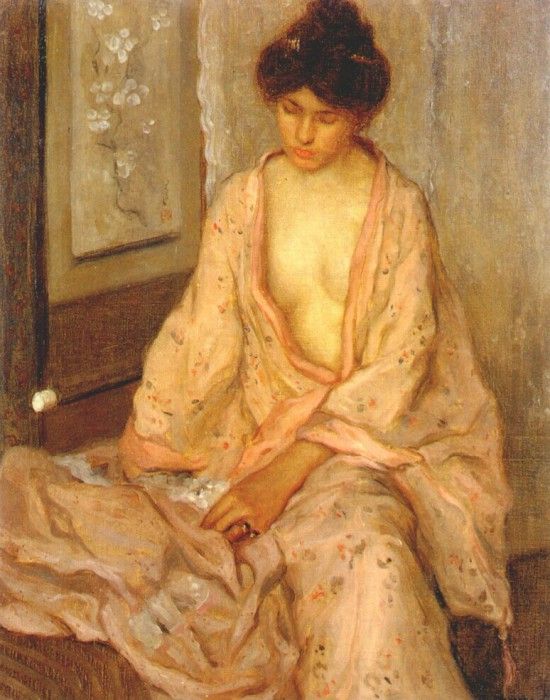 frieseke femme en rose 1903. Frieseke,  