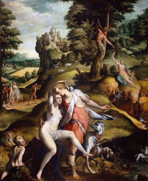 Spranger Bartholomeus Venus and Adonis Sun. , Bartholomaeus