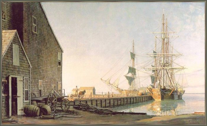 StobartJohn-StraightWharfNantucketIn1832-sj. Stobart, 