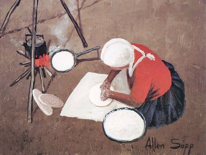 Sapp, Allen - Nokum Making Bannock Outside (end. , 