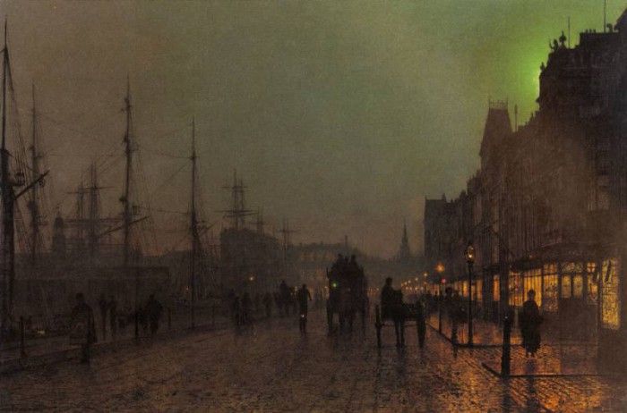 Grimshaw John Atkinson Gourock Near The Clyde Shipping Docks.   