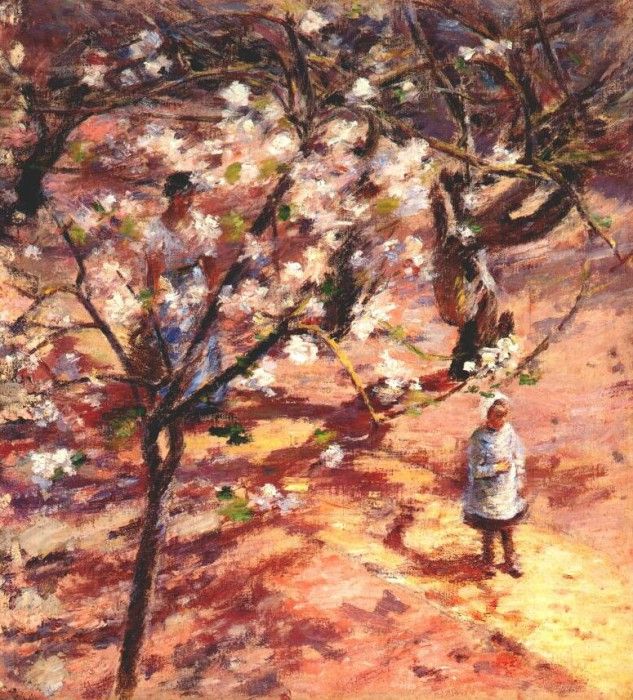 robinson blossoms at giverny 1891-3. 