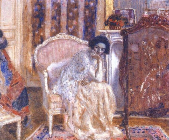 frieseke woman in boudoir c1914. Frieseke,  