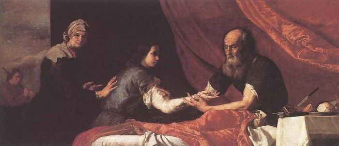 Ribera Jacob Receives Isaac-s Blessing. , Jusepe 