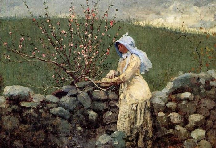 Homer Winslow Peach Blossoms2. , 