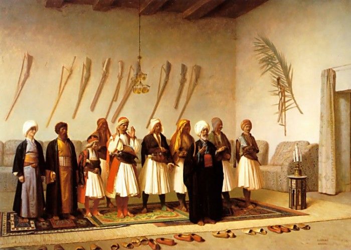 Prayer in the House of an Arnaut Chief. , -