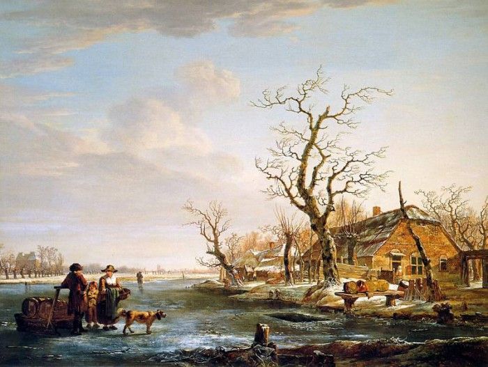 Strij van Jacob Winterlandscape at Drevel . Strij,  