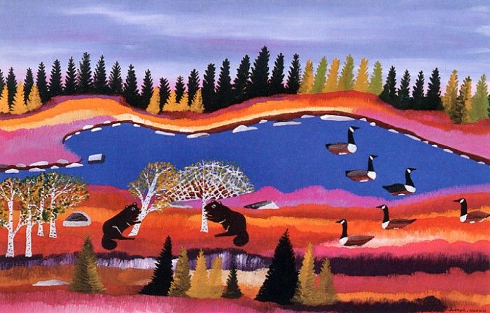 Norris, Joe - Two Beaver Cutting Trees (end. ������, ���