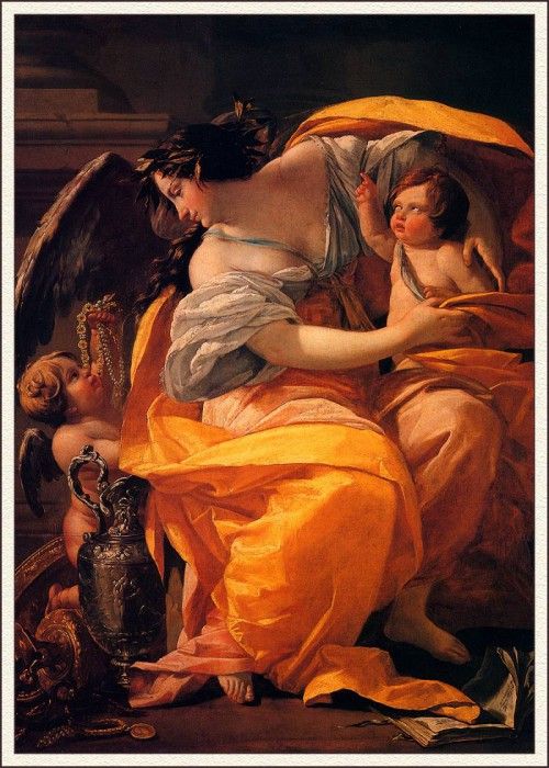 bs- Simon Vouet- Allegory Of Wealth. , 