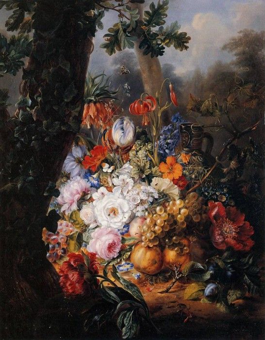 Palmyre van MarckeRobert Julie Flowers and fruit Sun .  Palmyre, MarckeRobert