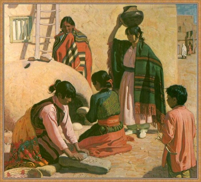 cr ErnestMartinHennings-PuebloIndians. ,  