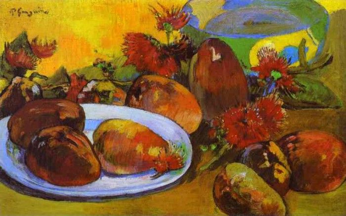 Gauguin - Still Life With Mangoes. , 