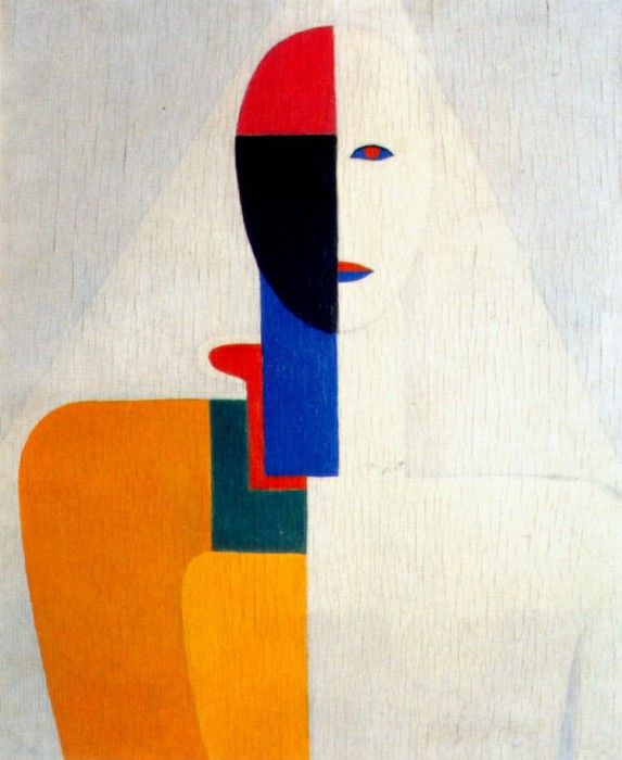 malevich female half-figure 1928-32. , 