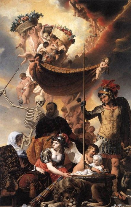 EVERDINGEN Caesar van Allegory Of The Birth Of Frederik Hendrik.   