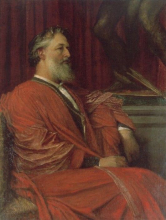 Frederic Lord Leighton PRA 11.2x85cm. ,  