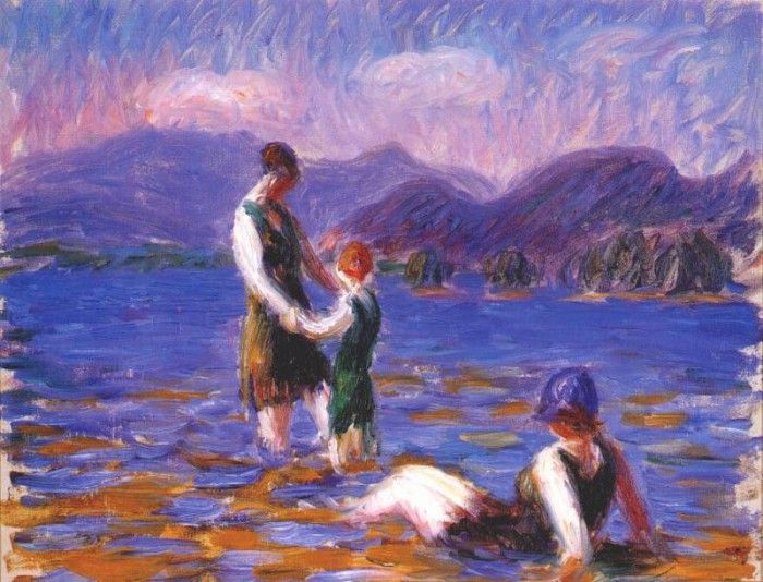 glackens lake bathers, no 2 c1920. Glackens, 
