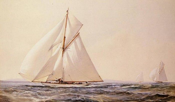 Dawson Montague A Yachting Competition. , 