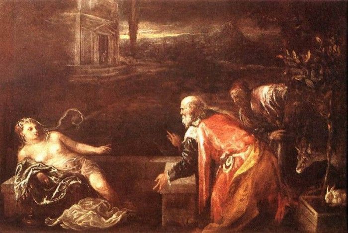 BASSANO Jacopo Susanna And The Elders. ,    